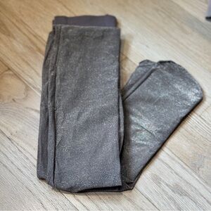 Shimmering gold tights